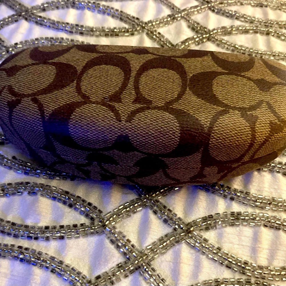 Coach eyeglass case